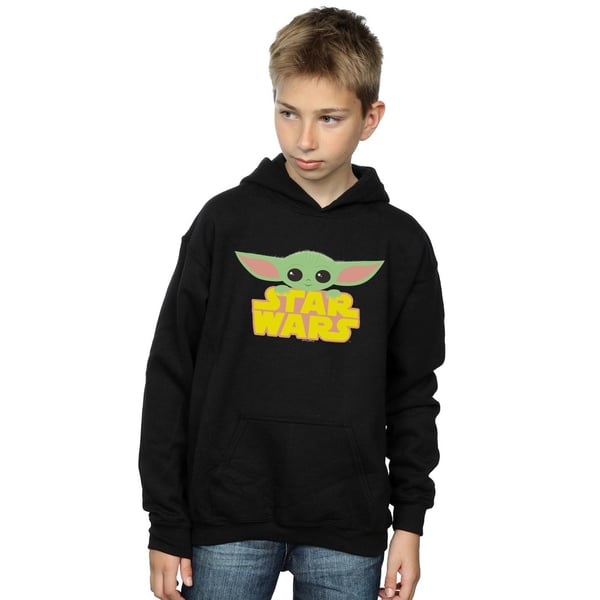 Star Wars Boys The Mandalorian The Child And Logo Hoodie