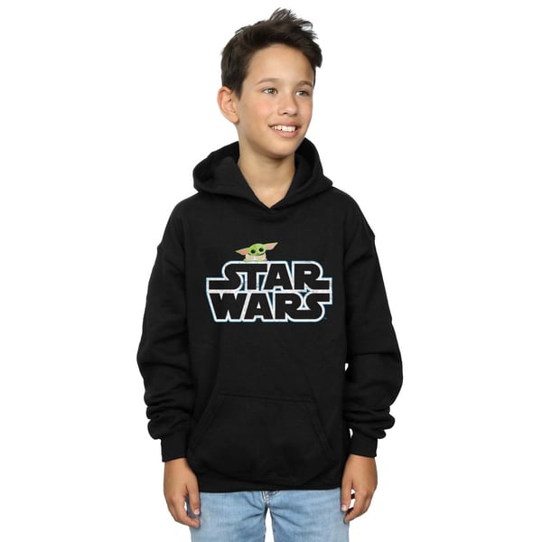 Star Wars Boys The Mandalorian The Child Logo Hoodie