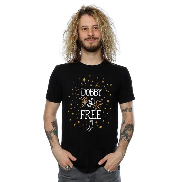 Harry Potter Mens Dobby Is Free Cotton T-Shirt