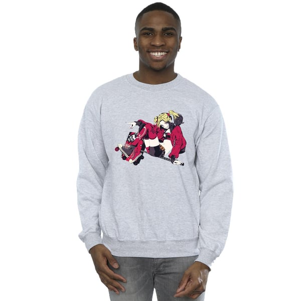 DC Comics Miesten Harley Quinn Rullaluistimet Collegepaita