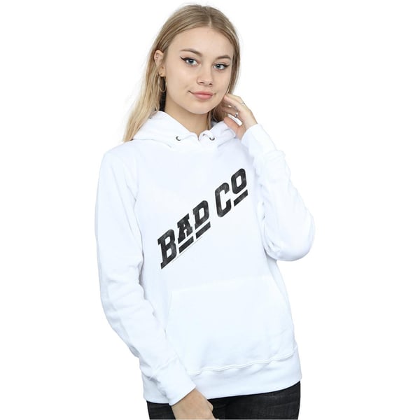 Bad Company Womens/Ladies Distressed Logo Hoodie