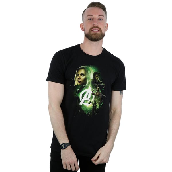 Marvel Mens Avengers Infinity War Widow Panther Team Up T-Shirt