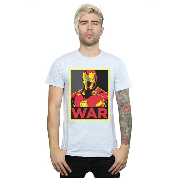 Marvel Mens Avengers Infinity War Iron Man War T-Shirt