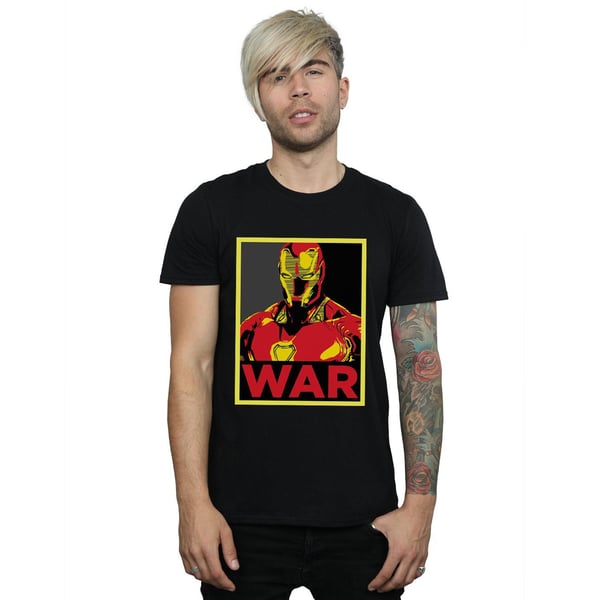 Marvel Mens Avengers Infinity War Iron Man War T-Shirt