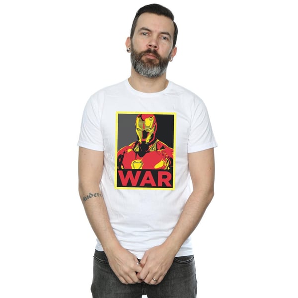 Marvel Mens Avengers Infinity War Iron Man War T-Shirt
