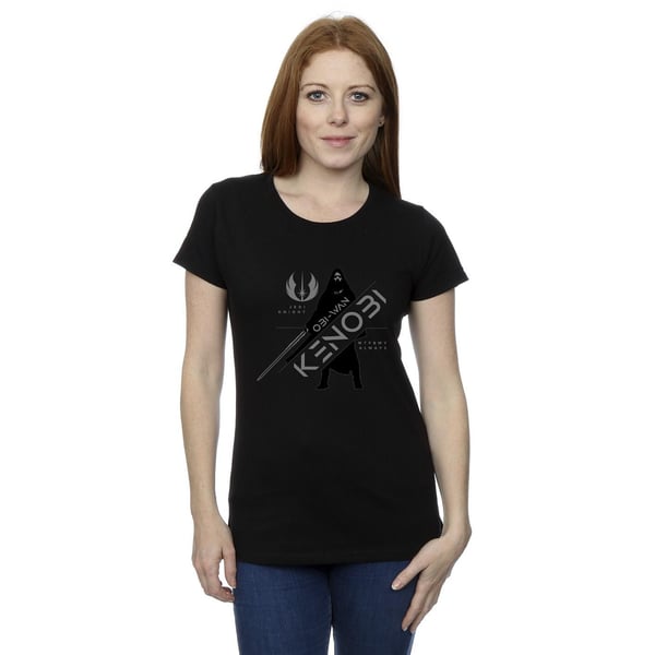 Star Wars Womens/Ladies Obi-Wan Kenobi Jedi Knight Cotton T-Shirt