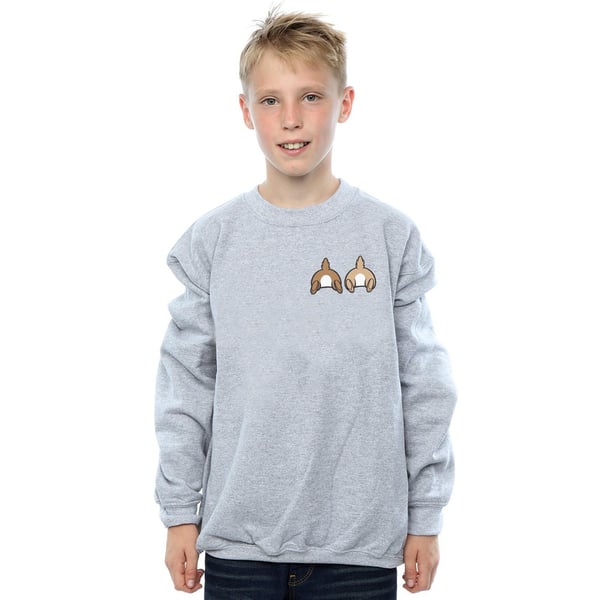 Disney Boys Chip N Dale Backside Breast Print Sweatshirt
