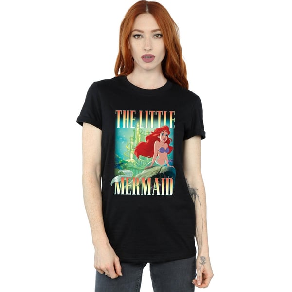 The Little Mermaid Womens/Ladies Ariel Montage Cotton Boyfriend T-Shirt