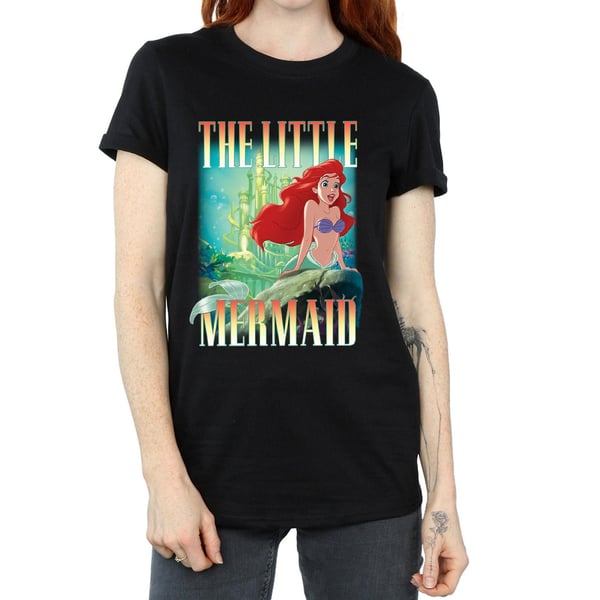 The Little Mermaid Womens/Ladies Ariel Montage Cotton Boyfriend T-Shirt