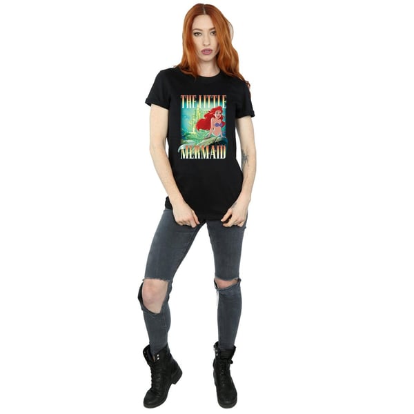 The Little Mermaid Womens/Ladies Ariel Montage Cotton Boyfriend T-Shirt