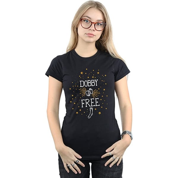 Harry Potter Womens/Ladies Dobby Is Free Cotton T-Shirt