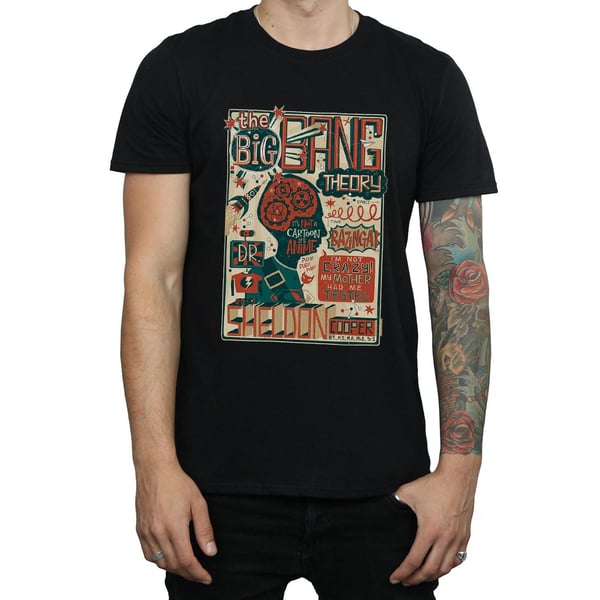 Big Bang Theory Mens Infographic Poster T-Shirt