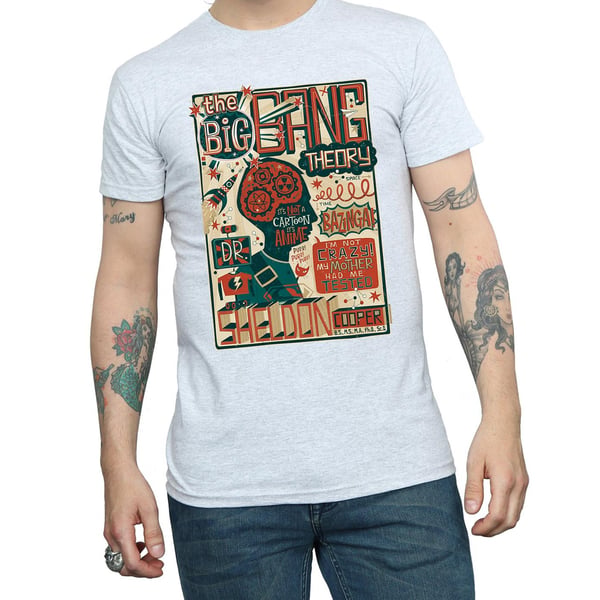 Big Bang Theory Mens Infographic Poster T-Shirt