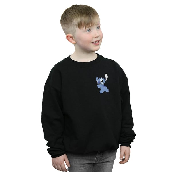 Disney Boys Lilo And Stitch Stitch Backside Breast Print Sweatshirt