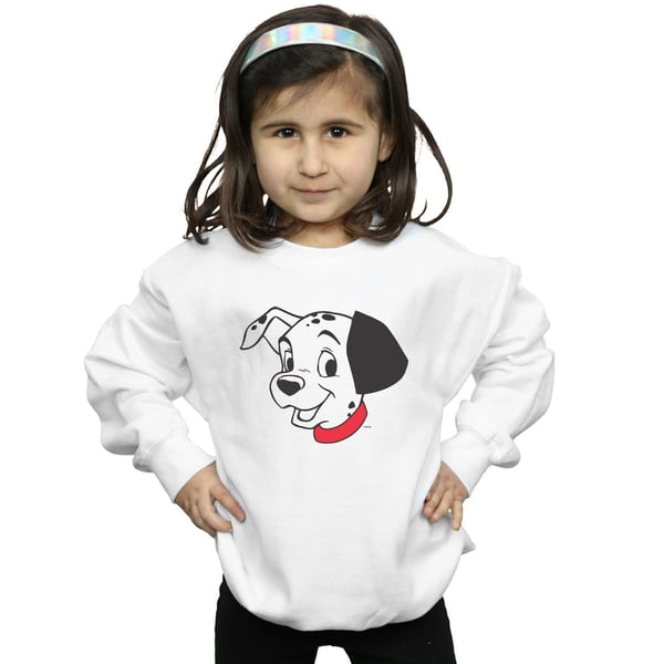 Disney Girls 101 Dalmatians Dalmatian Head Sweatshirt