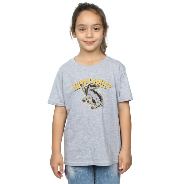 Harry Potter Girls Hufflepuff Cotton T-Shirt