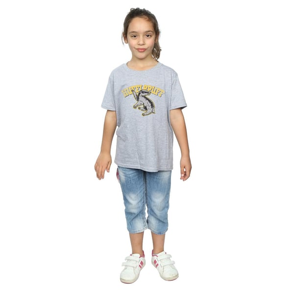 Harry Potter Girls Hufflepuff Cotton T-Shirt