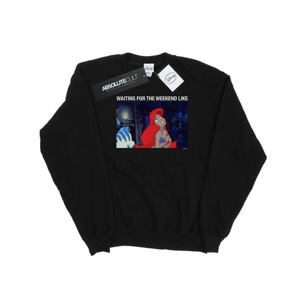 Disney Womens/Ladies The Little Mermaid Waiting For The Weekend Sweatshirt
