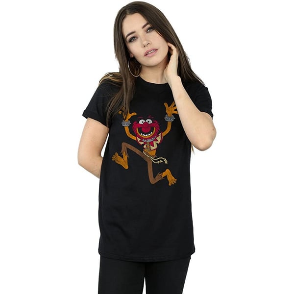 The Muppets Womens/Ladies Classic Animal Cotton Boyfriend T-Shirt