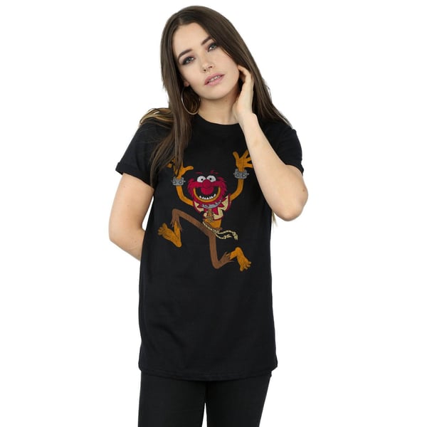 The Muppets Womens/Ladies Classic Animal Cotton Boyfriend T-Shirt