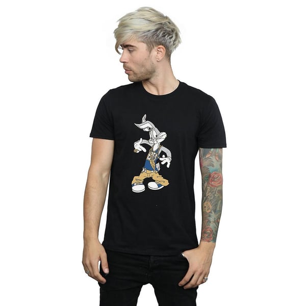 Looney Tunes Mens Rapper Bugs Bunny Cotton T-Shirt