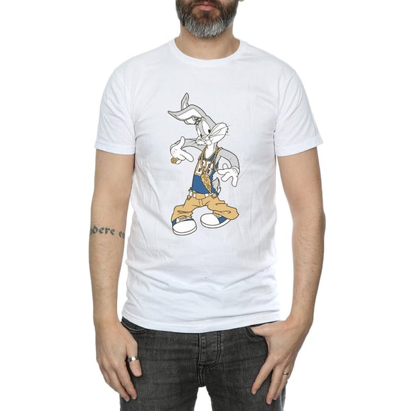 Looney Tunes Mens Rapper Bugs Bunny Cotton T-Shirt