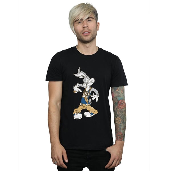 Looney Tunes Mens Rapper Bugs Bunny Cotton T-Shirt