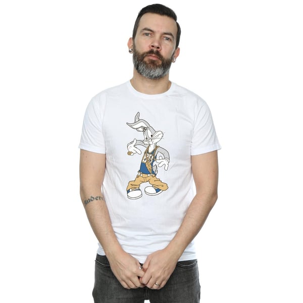 Looney Tunes Mens Rapper Bugs Bunny Cotton T-Shirt