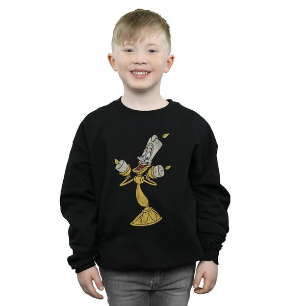 Disney Boys Beauty And The Beast Lumiere Distressed Sweatshirt