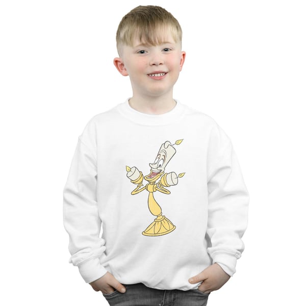Disney Boys Beauty And The Beast Lumiere Distressed Sweatshirt