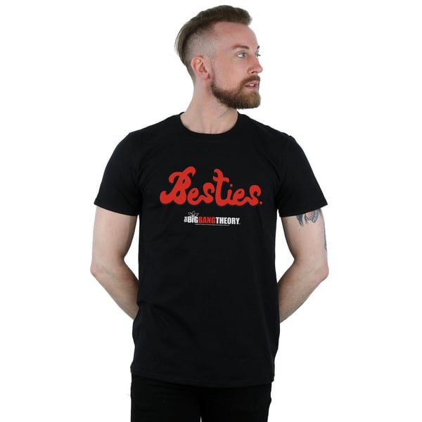 The Big Bang Theory Mens Besties Text T-Shirt