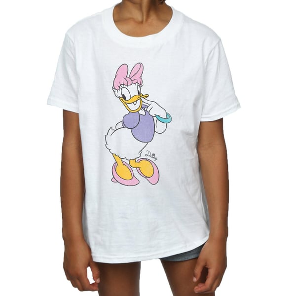 Disney Girls Classic Daisy Duck Cotton T-Shirt