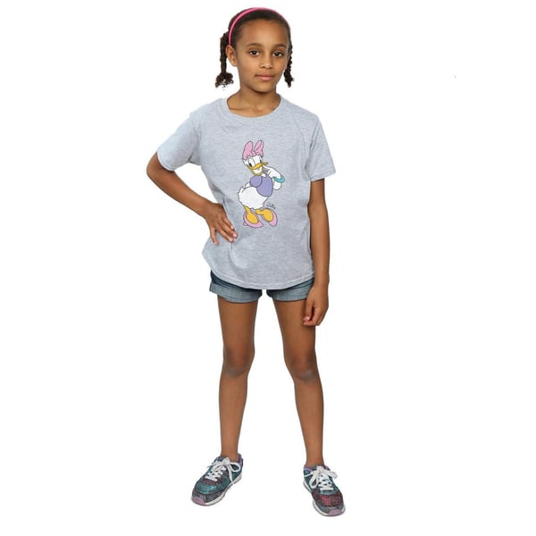 Disney Girls Classic Daisy Duck Cotton T-Shirt
