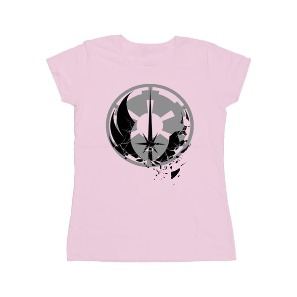 Star Wars Naisten Obi-Wan Kenobi Fractured Logos Puuvillainen T-paita