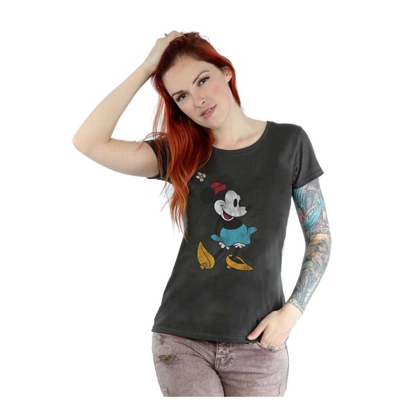 Disney Womens/Ladies Classic Minnie Mouse Cotton T-Shirt