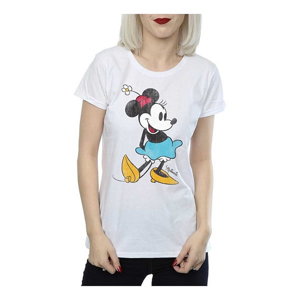 Disney Womens/Ladies Classic Minnie Mouse Cotton T-Shirt
