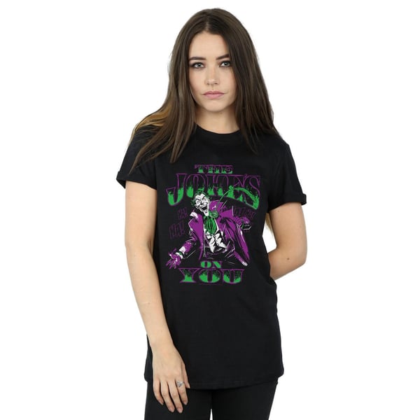 DC Comics Womens/Ladies Joker The Joke´s On You Cotton Boyfriend T-Shirt