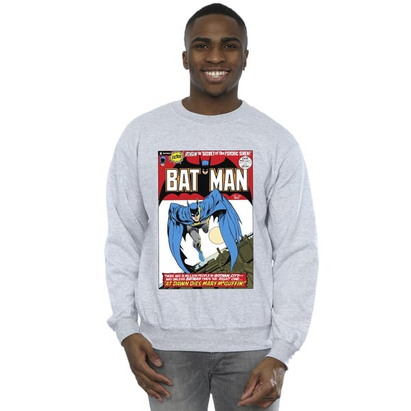 DC Comics Mens Running Batman Cover Sweatshirt