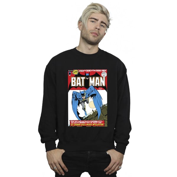 DC Comics Mens Running Batman Cover Sweatshirt