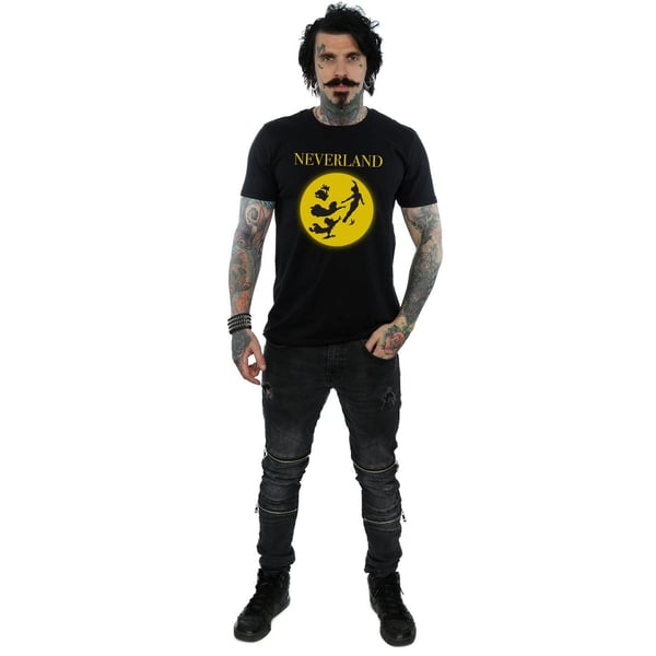 Peter Pan Mens Neverland Moon Cotton T-Shirt