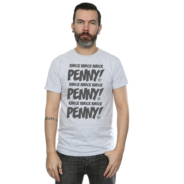 The Big Bang Theory Mens Sheldon Knock Knock Penny T-Shirt