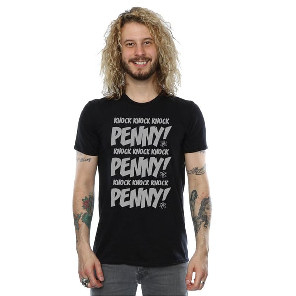 The Big Bang Theory Mens Sheldon Knock Knock Penny T-Shirt