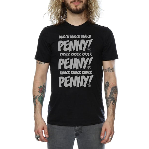 The Big Bang Theory Mens Sheldon Knock Knock Penny T-Shirt
