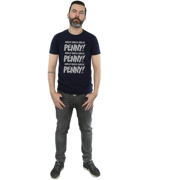 The Big Bang Theory Mens Sheldon Knock Knock Penny T-Shirt