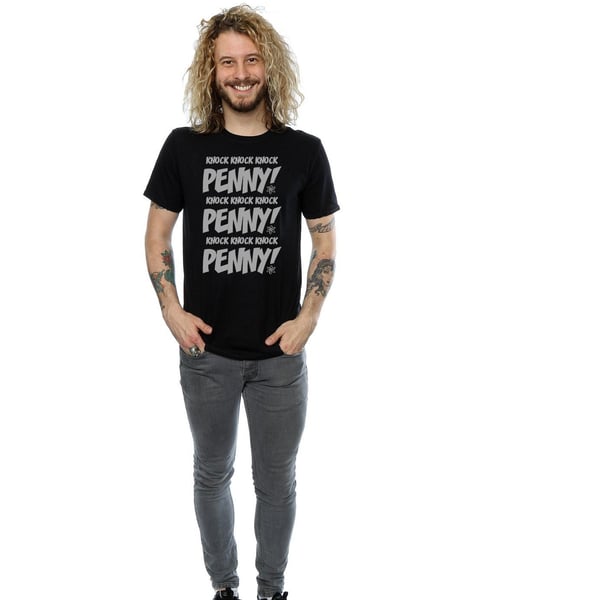 The Big Bang Theory Mens Sheldon Knock Knock Penny T-Shirt