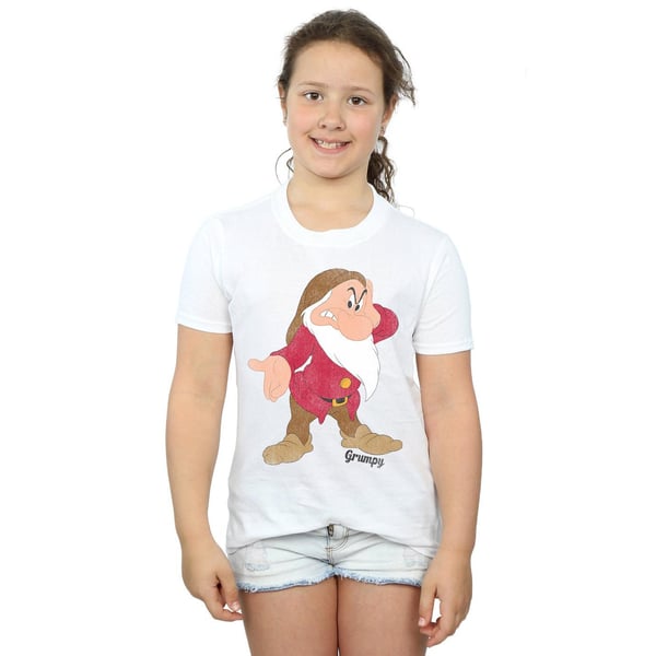 Disney Girls Snow White And The Seven Dwarves Classic Grumpy Cotton T-Shirt