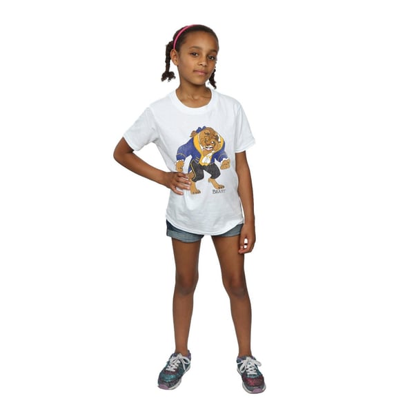 Disney Girls Beauty And The Beast Classic Beast Cotton T-Shirt