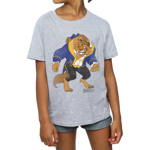 Disney Girls Beauty And The Beast Classic Beast Cotton T-Shirt
