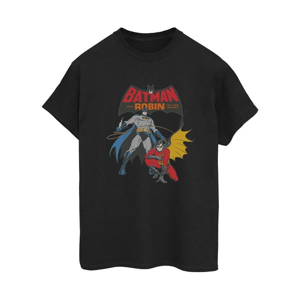 DC Comics Womens/Ladies Batman And Robin Cotton Boyfriend T-Shirt
