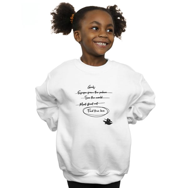 Disney Girls Aladdin Jasmine Goals Sweatshirt
